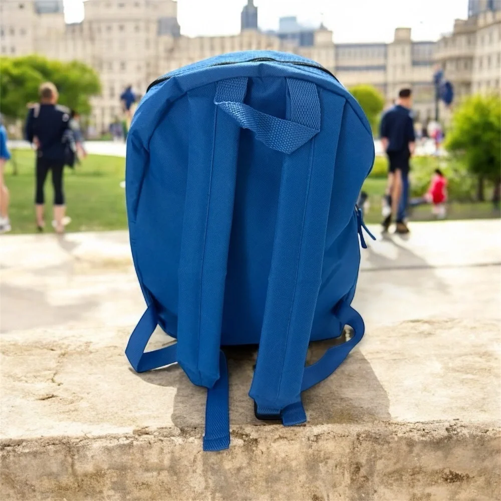 NWT Blue 15” Backpack Lightweight School Travel Daypack
